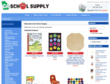 Tablet Screenshot of gaschoolsupply.com